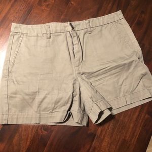 Army green shorts